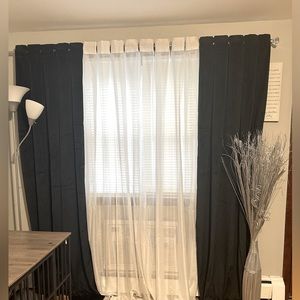 Black Velvet curtains